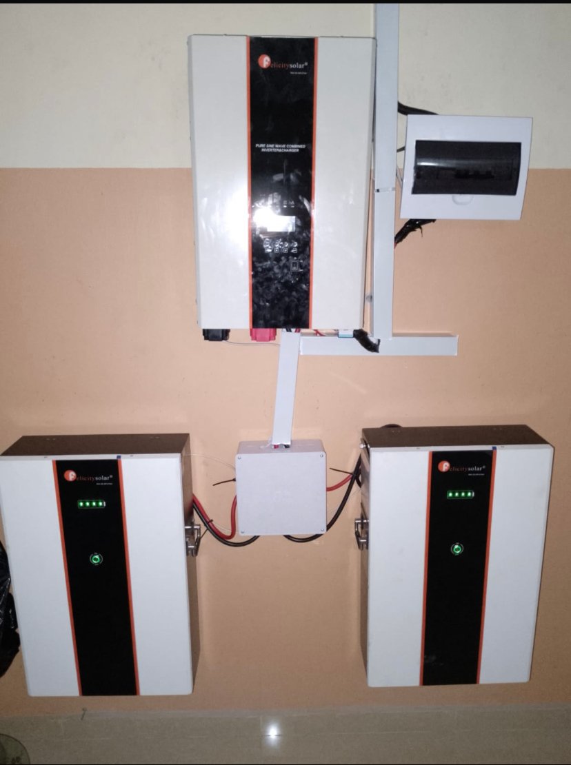 Solar and inverter installation