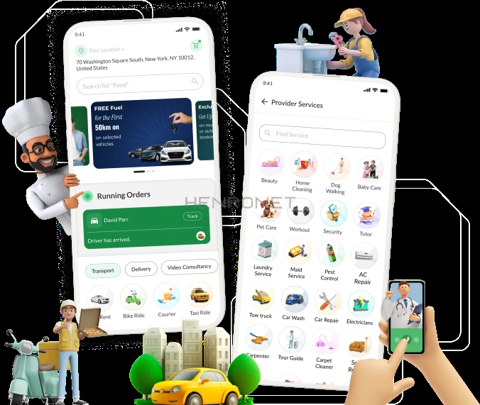 FOX-JEK – All-in-One Gojek Clone App for Multi-Service Businesses