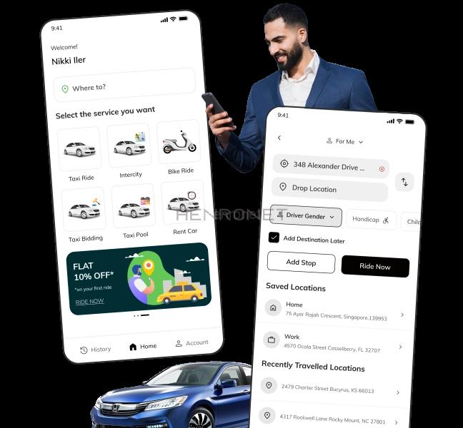 FOX-TAXI – White-Label Uber Clone App for On-Demand Taxi Services