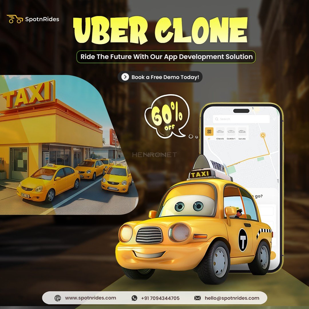 Uber Clone App Solution for Taxi & Ride-Sharing Startups