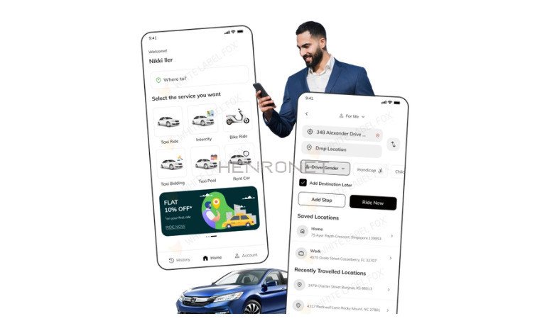 Fox Taxi – Complete Uber Clone Solution for Smart Mobility Startups