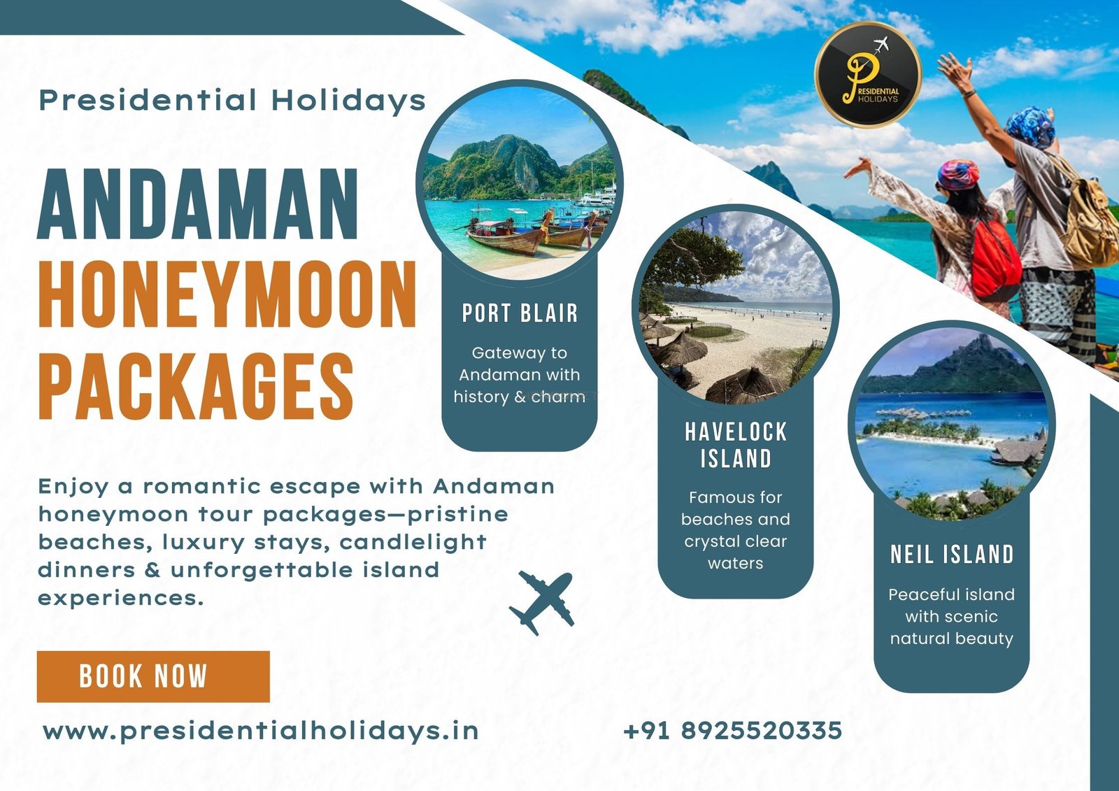 Best Andaman Tour Package at Exclusive Holiday Prices – Presidential Holidays